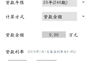 最新车贷款利率计算器助你轻松计算购车贷款